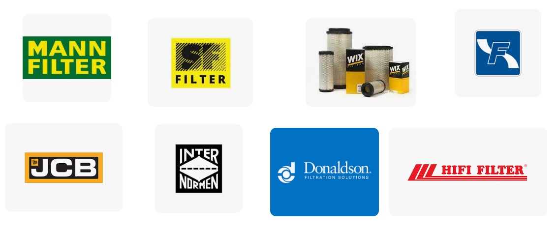 Katalog filtrów, mann filter, filtrec, hifi filter, internormen, donaldson, jcb,